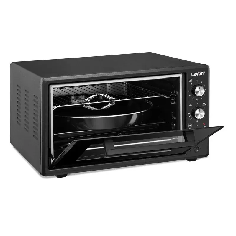 Levon Electric Oven 45 Liter Black Grill